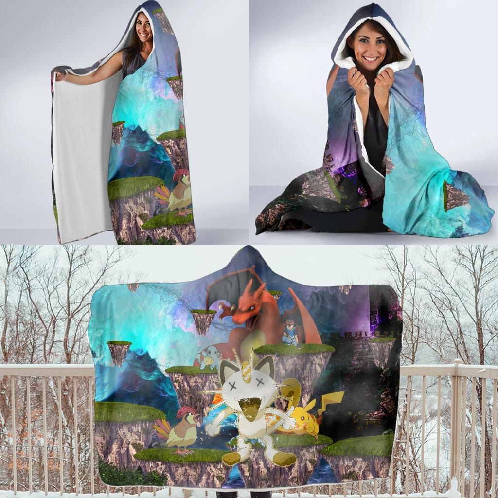 Pokemon Floating Hills Hooded Blanket - Image 4
