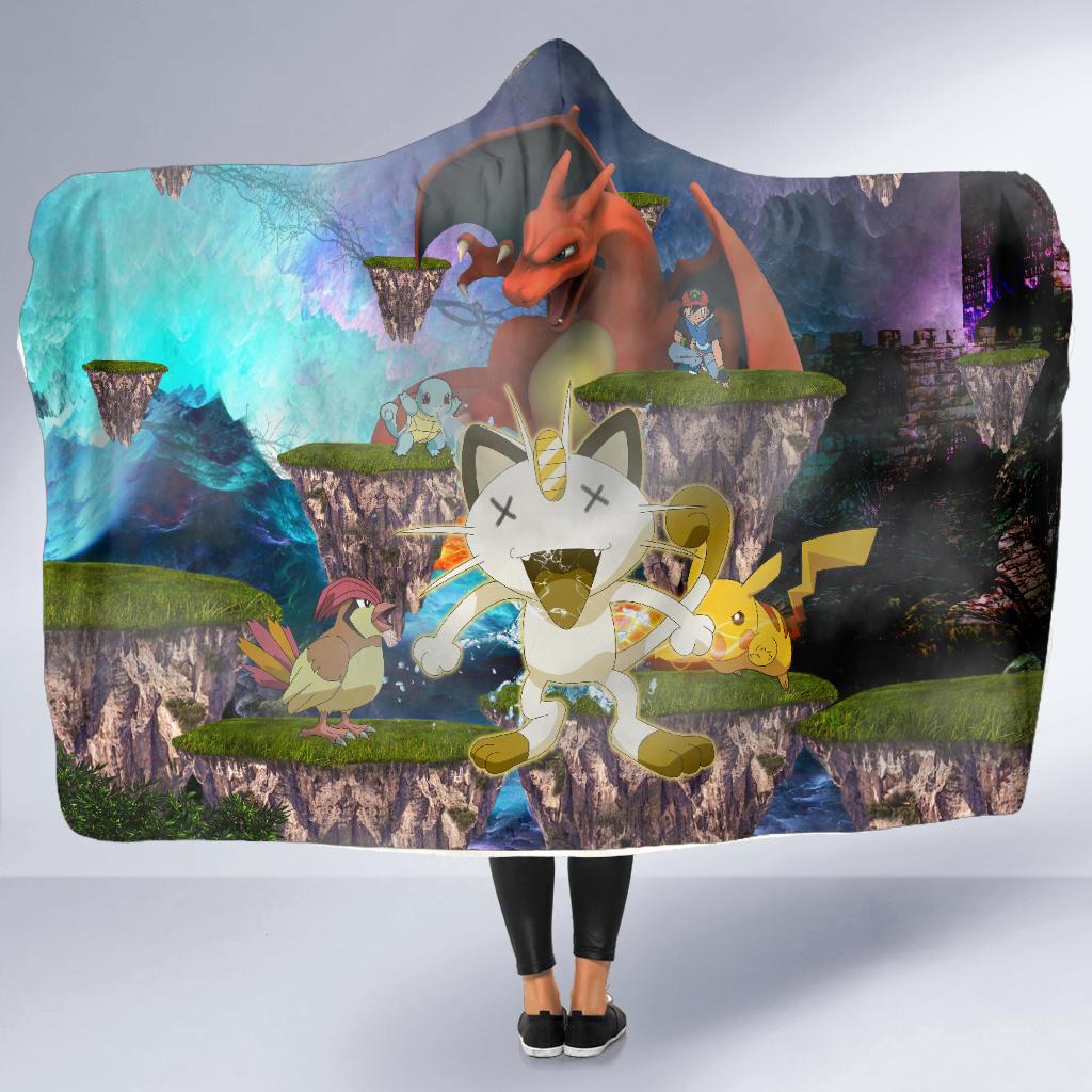 Pokemon Floating Hills Hooded Blanket - Image 5