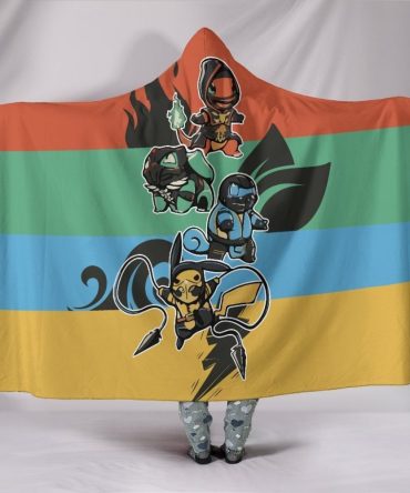 Pokemon Kombat Hooded Blanket