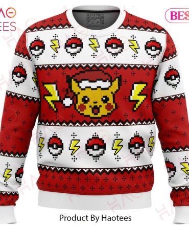 Cozy Pikachu Holiday Sweater – Festive Pokémon Design, Perfect Gift!