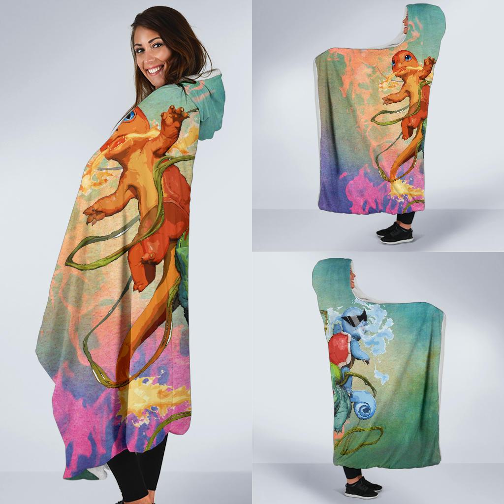 Power Pokemon Attack Hooded Blanket - Image 2