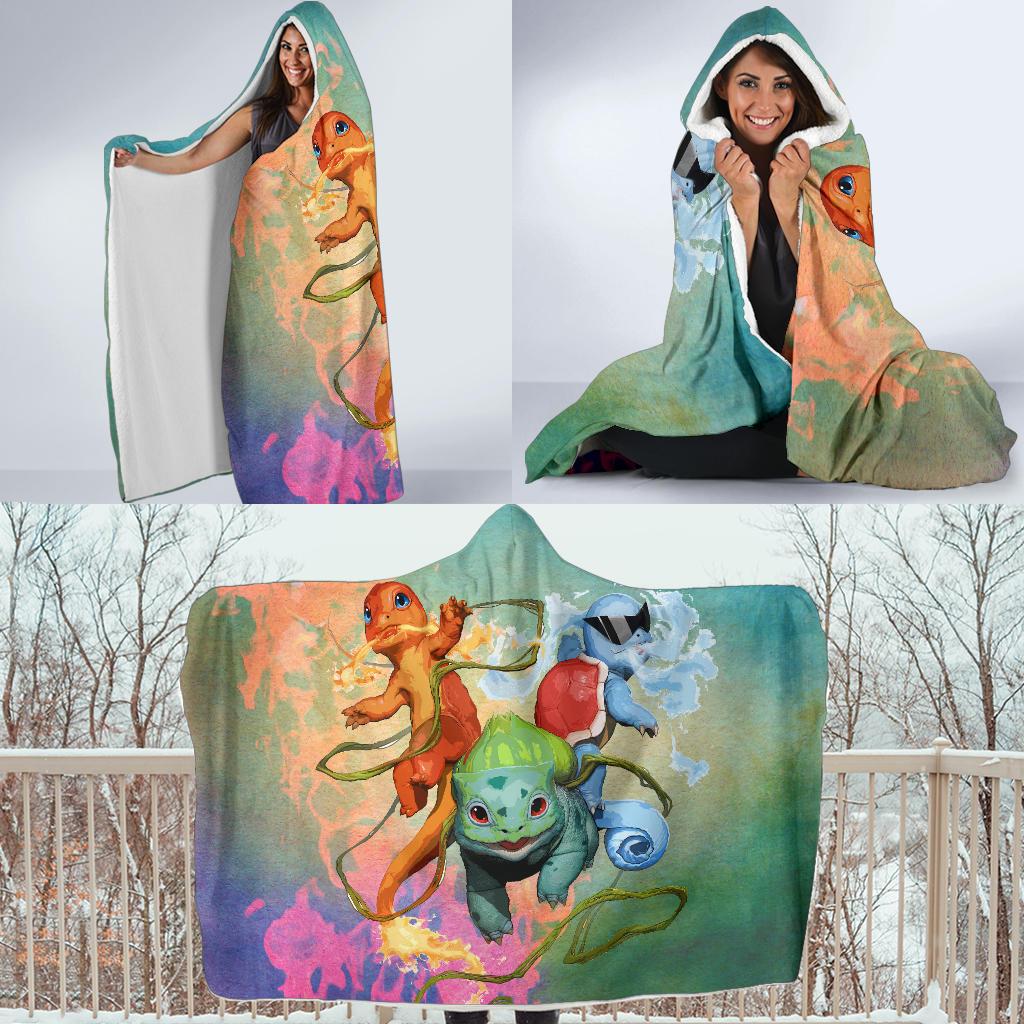 Power Pokemon Attack Hooded Blanket - Image 4