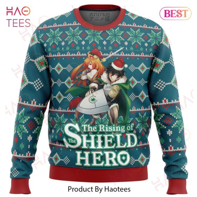 Cozy 'Rising Of The Shield Hero' Christmas Sweater - Perfect Anime Gift!