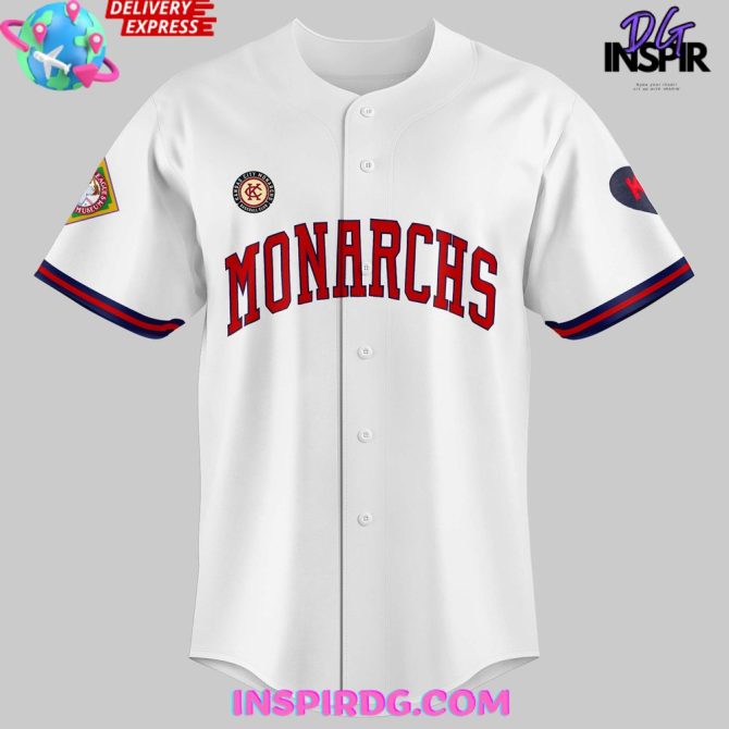 Kansas City Monarchs 100Th Anniversary Negro Leagues World Series Baseball Jersey - Image 2