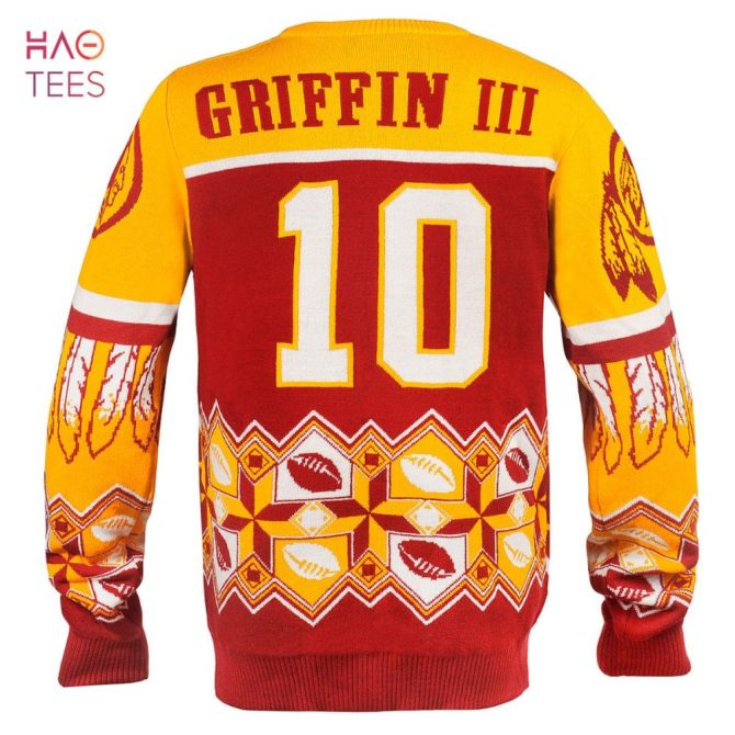 Best Robert Griffin Iii Washington Redskins Nfl Ugly Player Ugly Christmas Sweater
