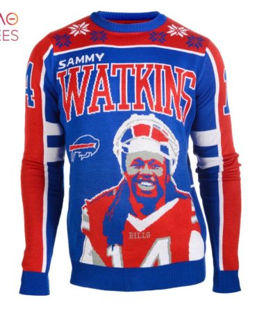 Best Sammy Watkins 14 Buffalo Bills Nfl Player Ugly Christmas Sweater