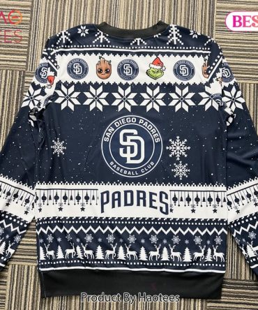 Cozy San Diego Padres Christmas Sweater – Festive Mlb Ugly Sweater For Fans