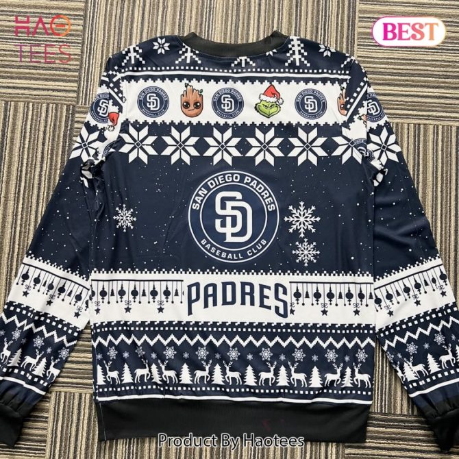 Cozy San Diego Padres Christmas Sweater – Festive Mlb Ugly Sweater For Fans