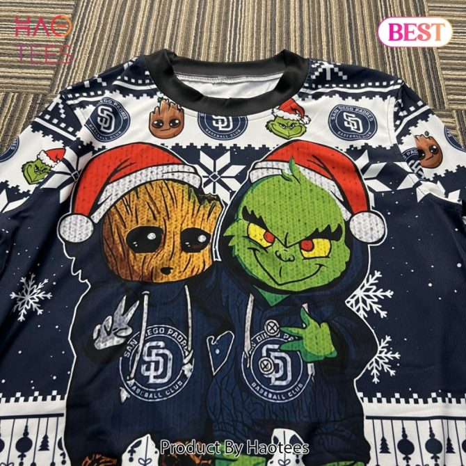 Cozy San Diego Padres Christmas Sweater – Festive Mlb Ugly Sweater For Fans - Image 4