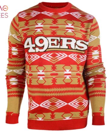 Best San Francisco 49Ers Aztec Nfl Ugly Crew Neck Ugly Christmas Sweater