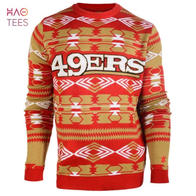 Best San Francisco 49Ers Aztec Nfl Ugly Crew Neck Ugly Christmas Sweater