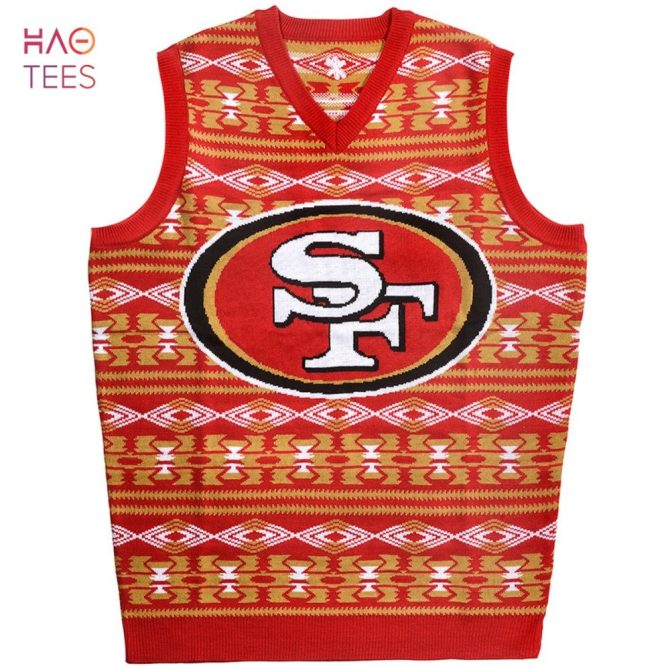 Best San Francisco 49Ers Aztec Nfl Ugly Christmas Sweater Vest