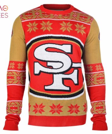 Best San Francisco 49Ers Big Logo Nfl Ugly Christmas Sweater