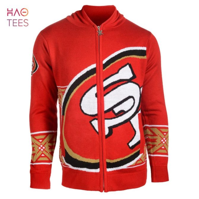 Best San Francisco 49Ers Nfl Full Zip Hooded Ugly Christmas Sweater