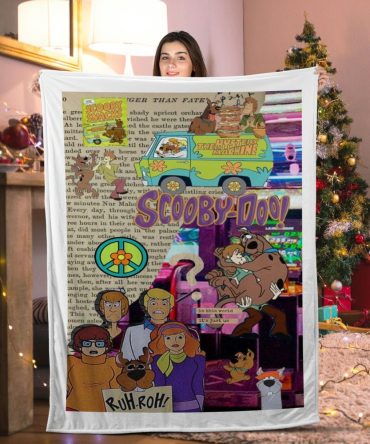 Cozy Scooby-Doo Fleece Blanket - Perfect Gift For Cartoon Lovers!