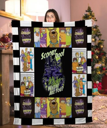 Cozy Scooby-Doo Fleece Blanket – Vibrant Cartoon Design For Kids & Fans