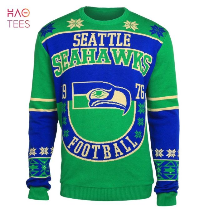 Best Seattle Seahawks Cotton Retro Ugly Christmas Sweater