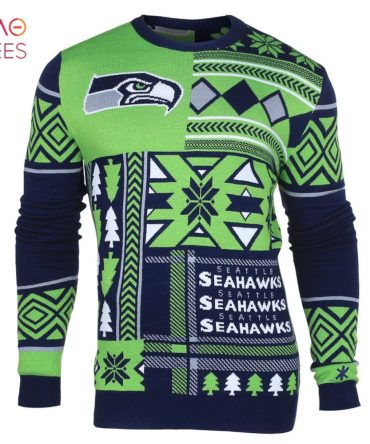 Best Seattle Seahawks Patches Nfl Ugly Christmas Sweater