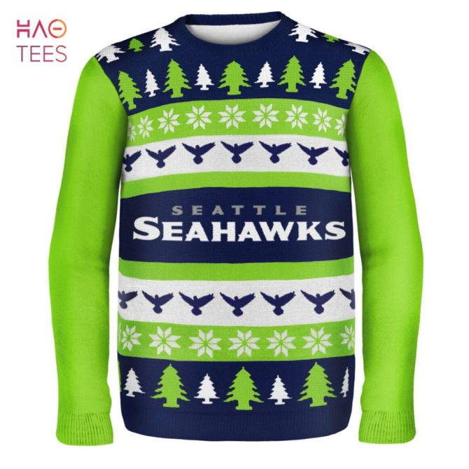 Best Seattle Seahawks_ Seattle Seahawks Nfl Ugly Christmas Sweater Wordmark