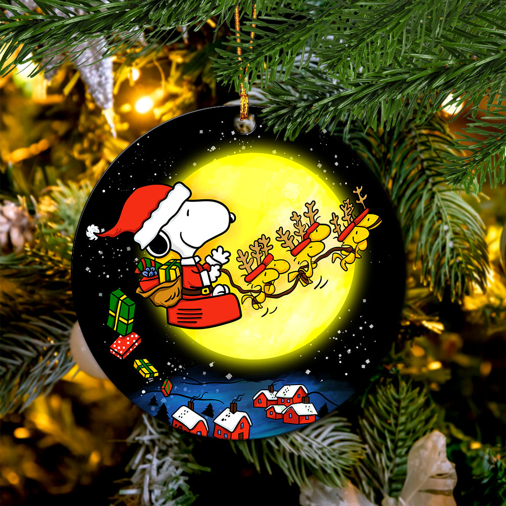Snoopy Christmas Ceramic Ornament Perfect Gift For Holiday - Image 3