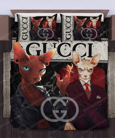 Sphynx Cat Gucci Bedding Sets