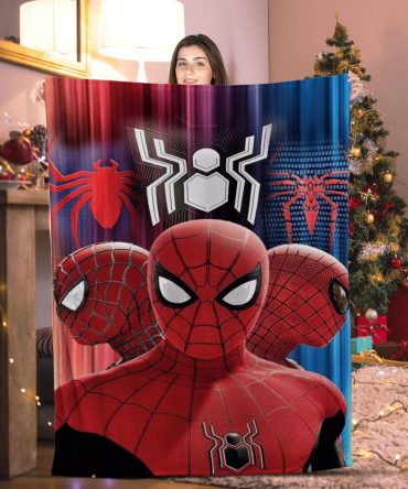 Cozy Up With Marvel Spider-Man Fleece Blanket – Perfect Gift For Fans & Kids!