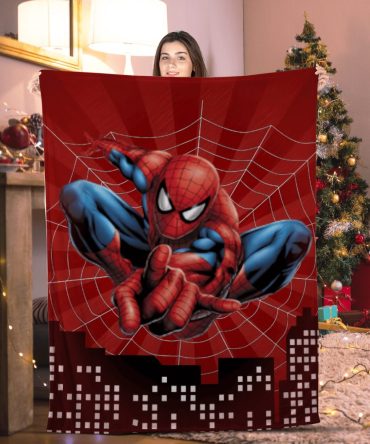 Cozy Spider-Man Fleece Blanket – Perfect Gift For Fans & Kids, 60X80 Inch