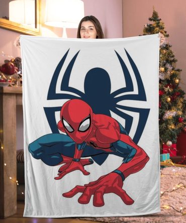 Cozy Spider Superhero Blanket – Perfect Holiday Gift For Fans!