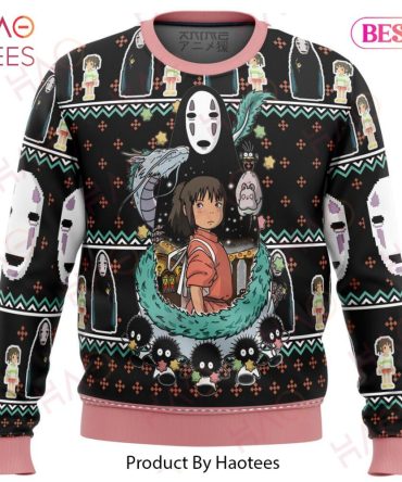 Cozy Anime-Inspired Sweater - Spirited Away Design - Perfect For Fans & Gifting!