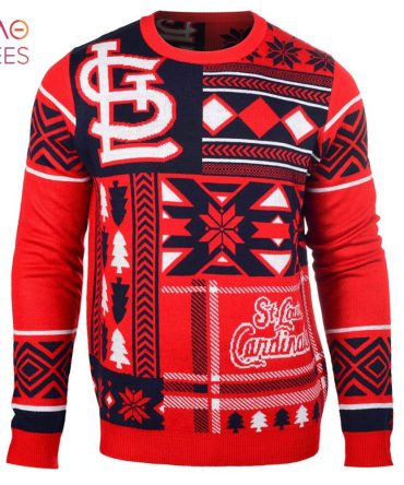 Best St. Louis Cardinals Patches Mlb Ugly Christmas Sweater