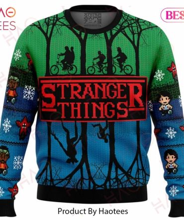 Stranger Things Retro Ugly Christmas Ugly Christmas Sweater - Festive & Cozy Fan Apparel