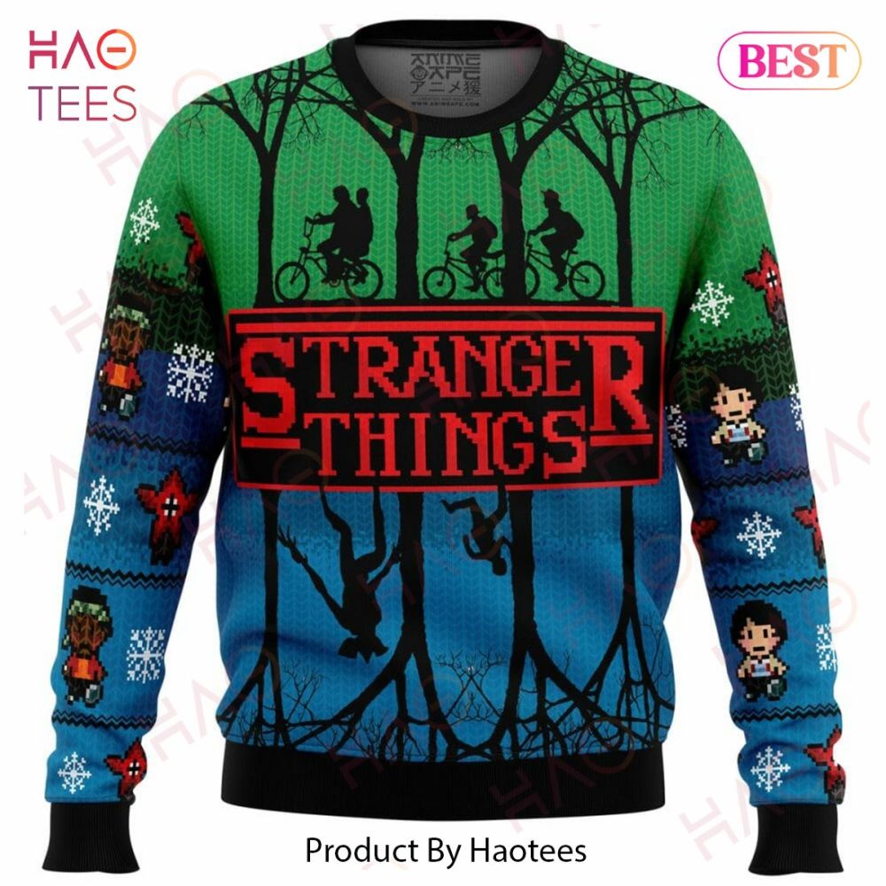Stranger Things Retro Ugly Christmas Ugly Christmas Sweater - Festive & Cozy Fan Apparel
