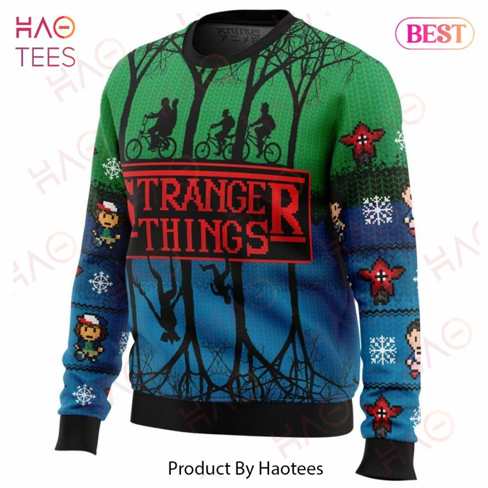 Stranger Things Retro Ugly Christmas Ugly Christmas Sweater - Festive & Cozy Fan Apparel - Image 2