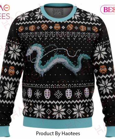 Cozy Dragon Knit Sweater - Festive Winter Style By Haotees - Perfect Holiday Gift!