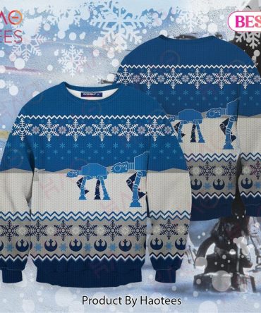 Cozy Blue Snowflake Sweater - Perfect Holiday Gift For Sci-Fi Fans!