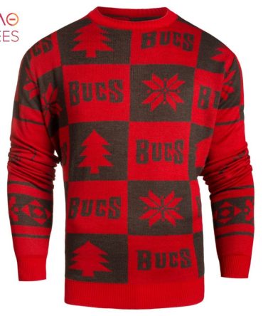 Best Tampa Bay Buccaneers Patches Nfl Ugly Crew Neck Ugly Christmas Sweater By Forever Collectibles
