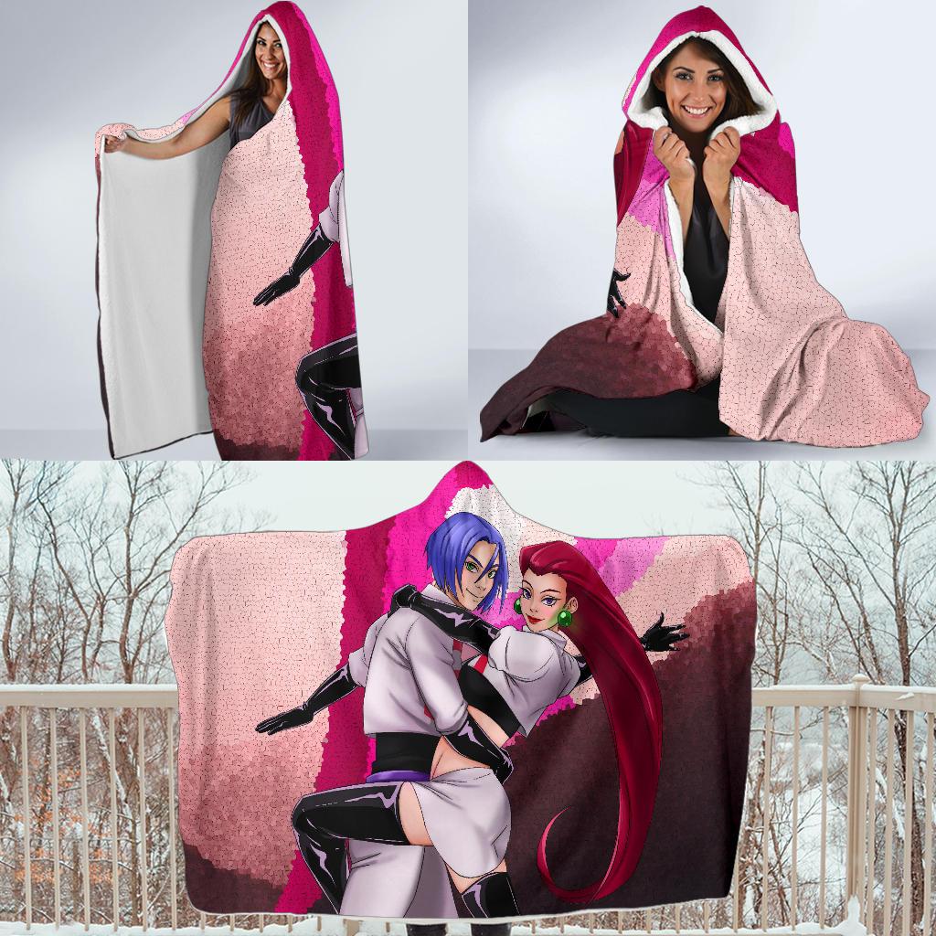 Team Rocket Pokemon Hooded Blanket - Image 4