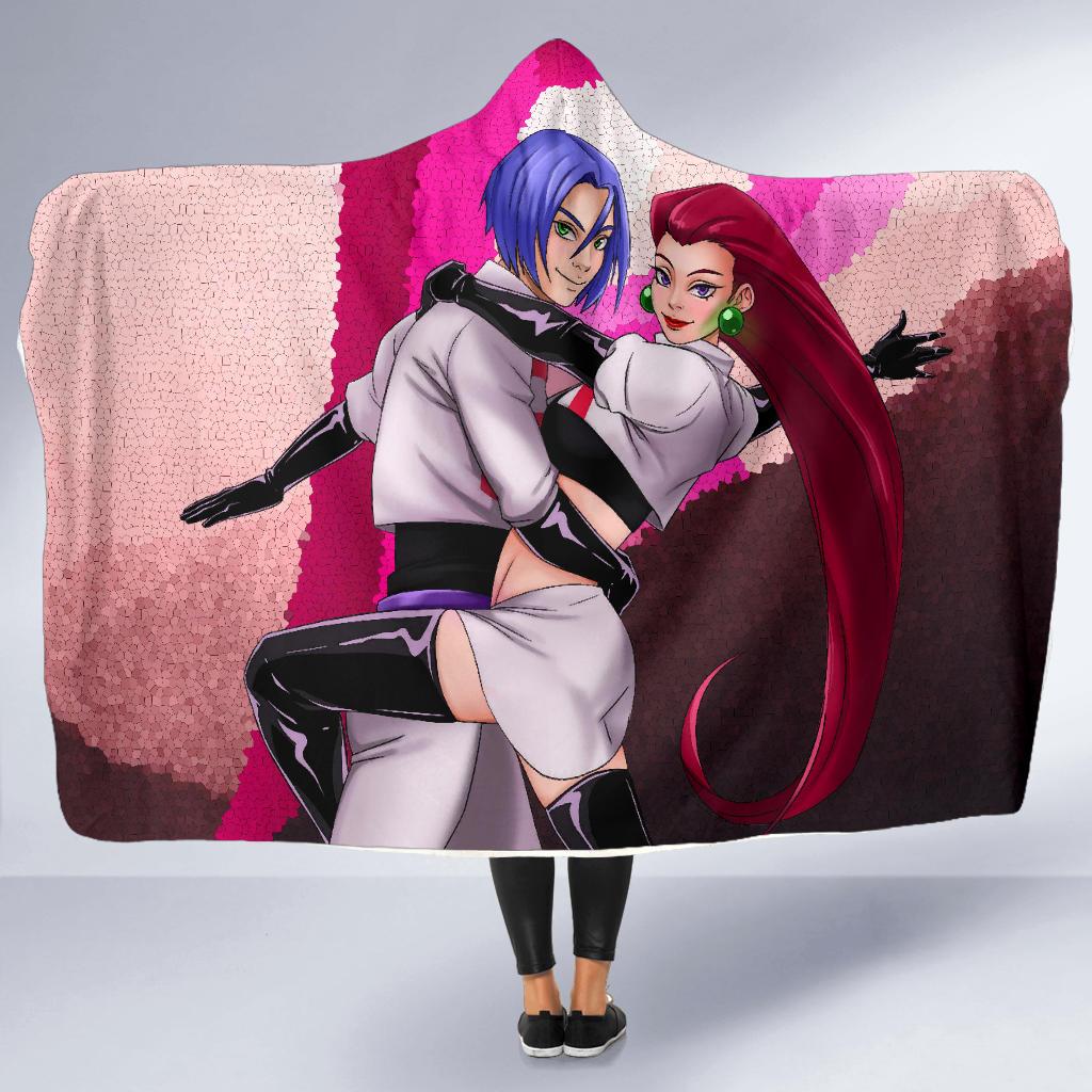 Team Rocket Pokemon Hooded Blanket - Image 5