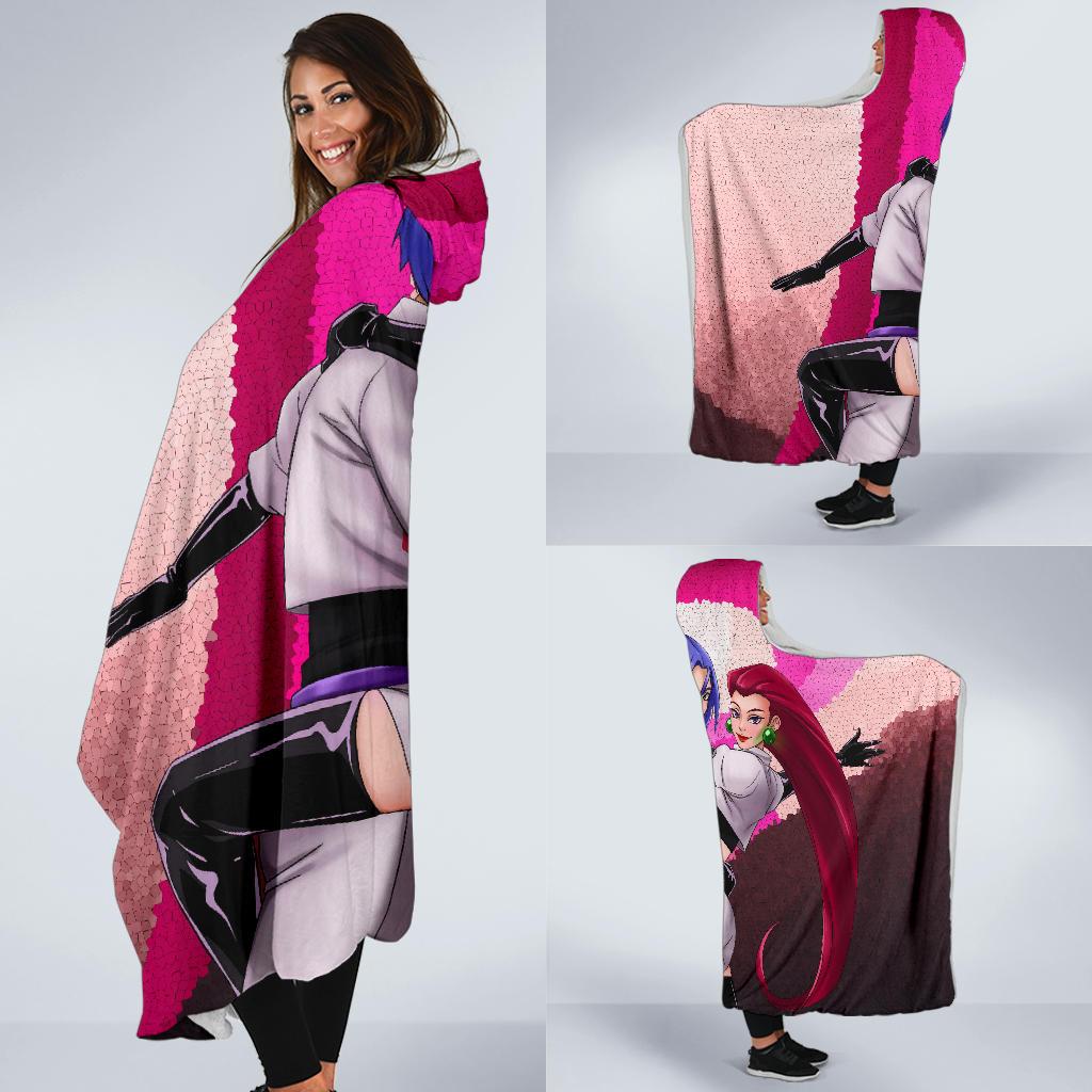 Team Rocket Pokemon Hooded Blanket - Image 2