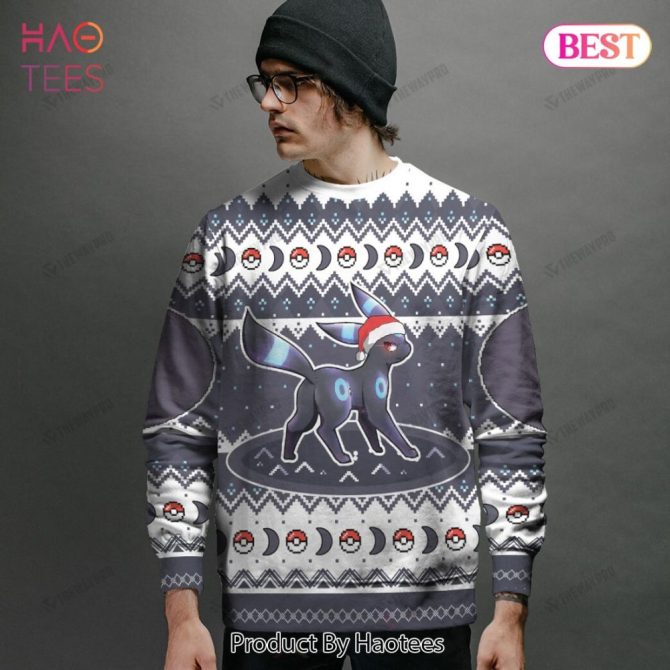 Custom Name Holiday Sweater – Festive Anime Design With Santa Hat – Perfect Gift! - Image 2