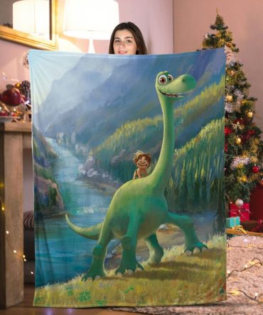 Cozy Dinosaur Adventure Blanket – Perfect Gift For Kids, Soft & Warm Throw