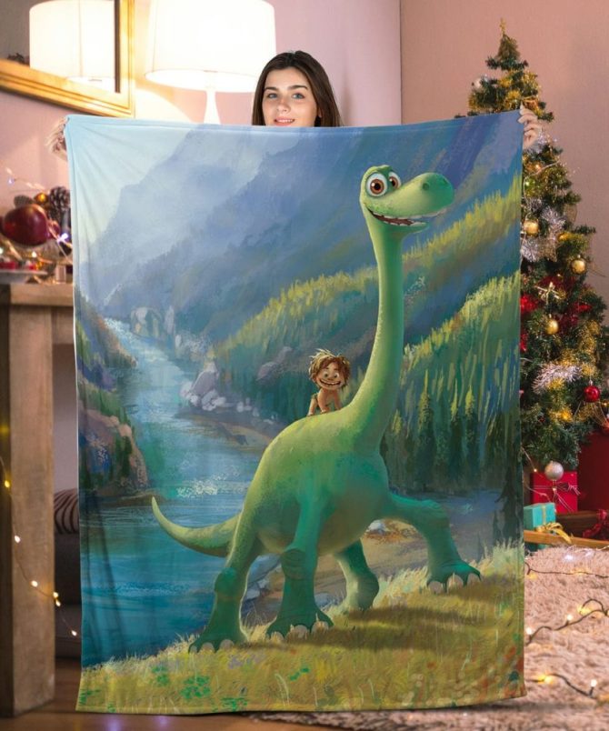 Cozy Dinosaur Adventure Blanket – Perfect Gift For Kids, Soft & Warm Throw