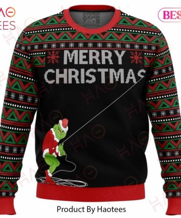 Festive Grinch Ugly Christmas Ugly Christmas Sweater - Merry Xmas Knitwear For Holiday Fun