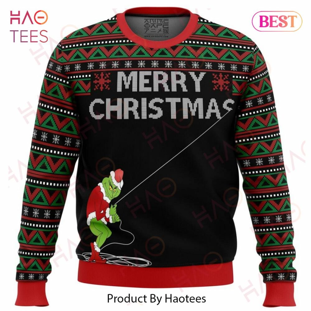 Festive Grinch Ugly Christmas Ugly Christmas Sweater - Merry Xmas Knitwear For Holiday Fun