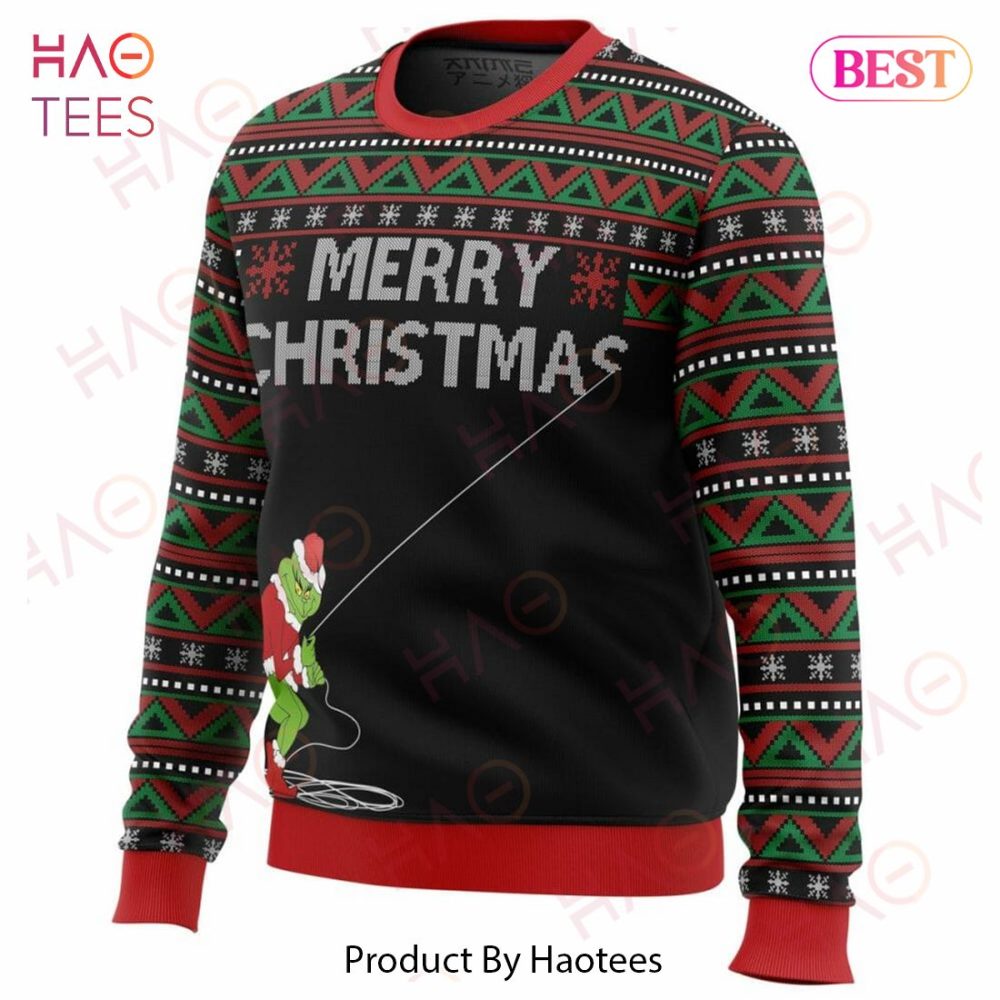 Festive Grinch Ugly Christmas Ugly Christmas Sweater - Merry Xmas Knitwear For Holiday Fun - Image 2