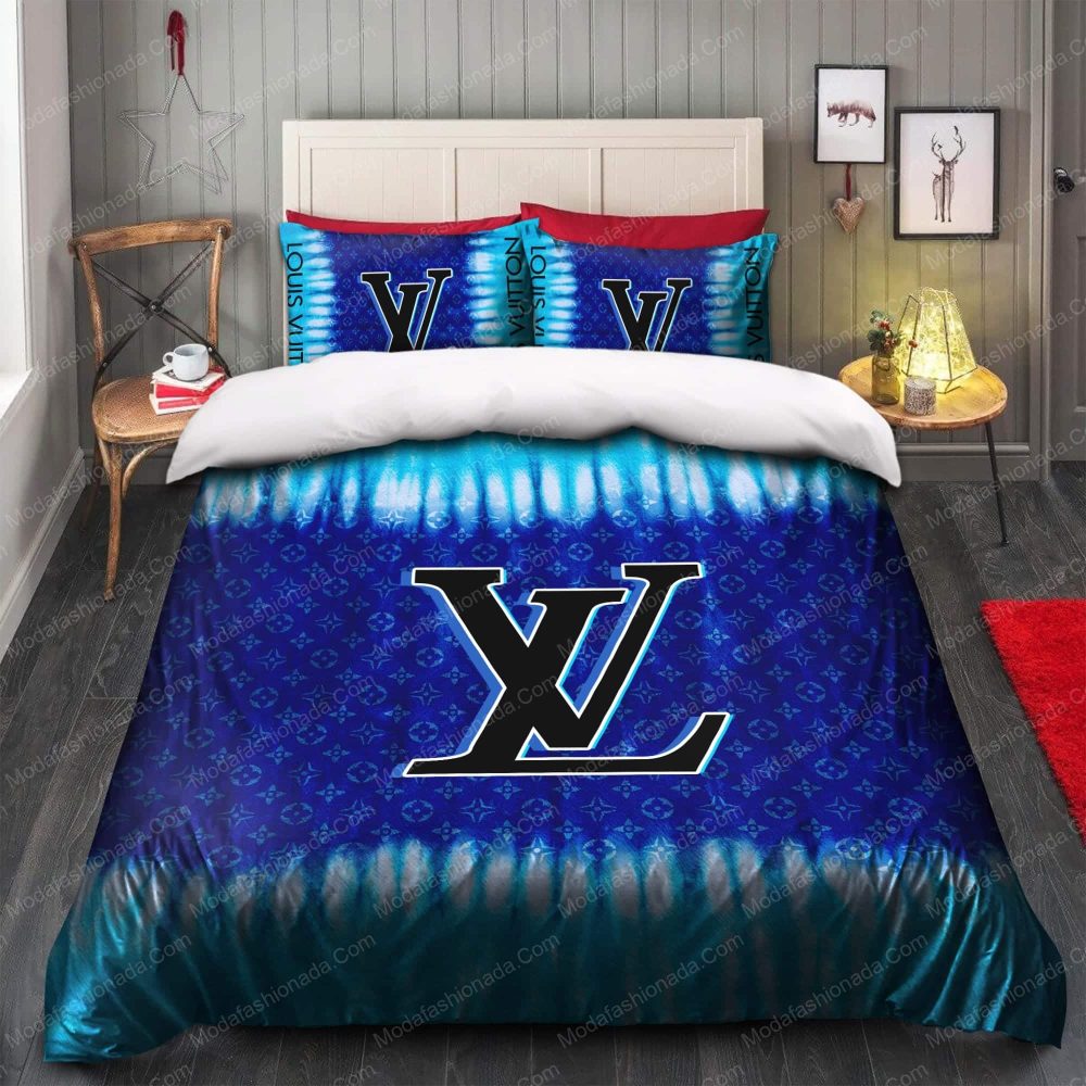 Tie Dye Louis Vuitton Bedding Sets 01 - Image 2
