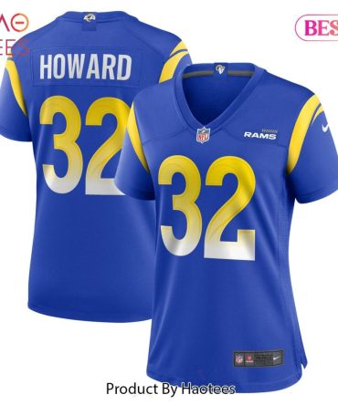 Authentic Rams #32 Howard Jersey – Official Nfl Team Apparel, Limited Stock!