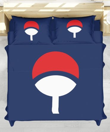 Uchiha Symbol Shippuden Bedding Set
