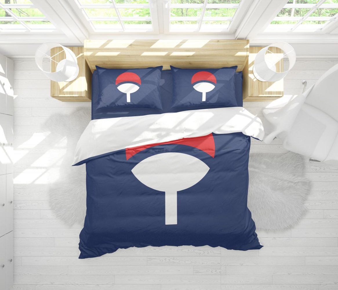 Uchiha Symbol Shippuden Bedding Set - Image 2
