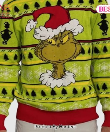 Festive Grinch Christmas Sweater - Cozy Unisex Holiday Knitwear For Cheerful Celebrations